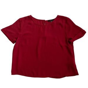 Red Forever 21 Blouse Size Small